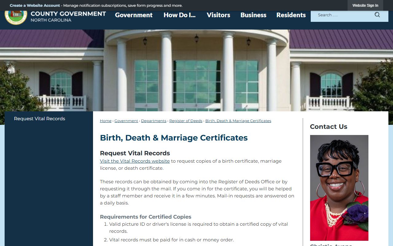 Halifax County marriage divorce records birth death marriage certificates page
