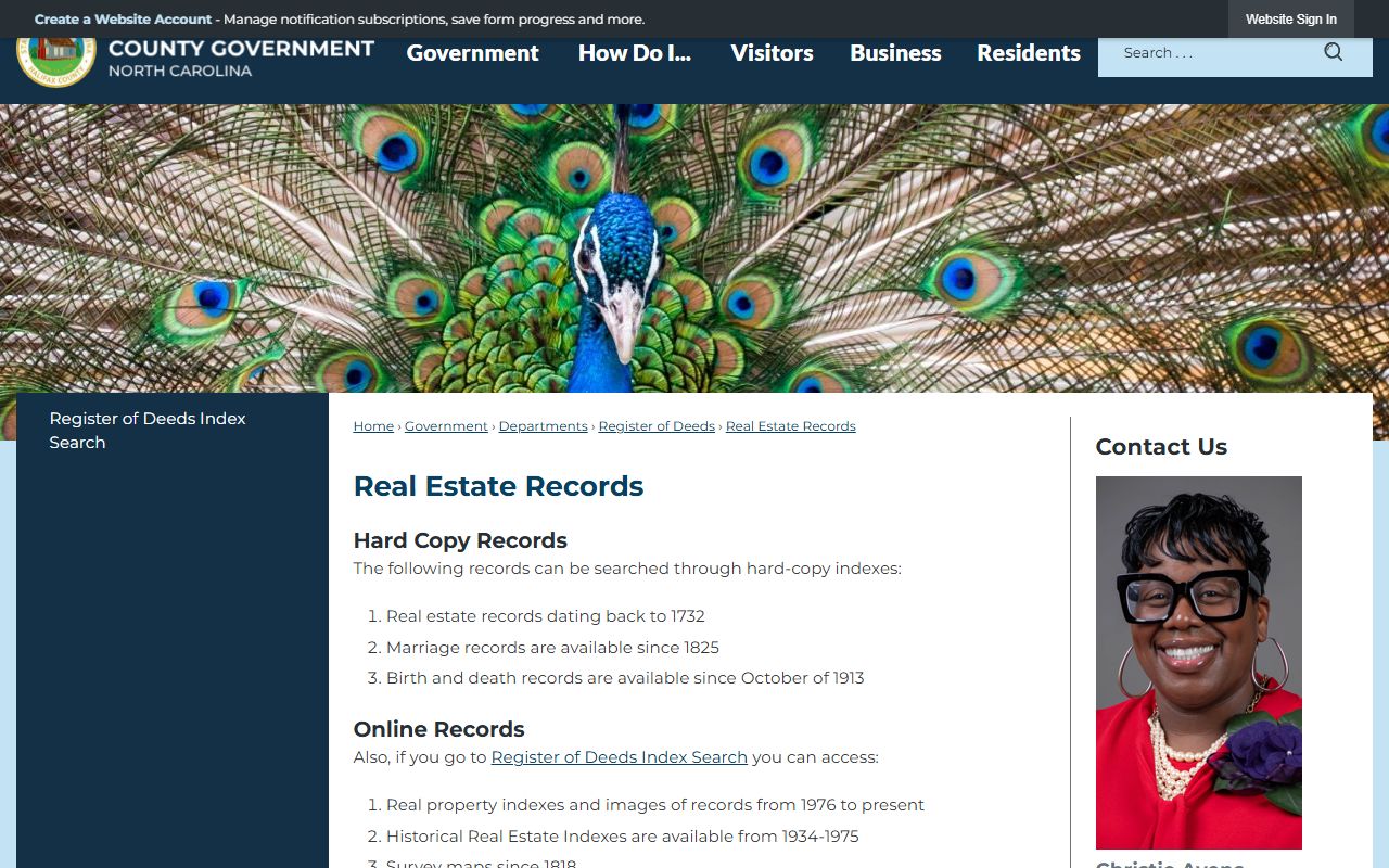 Halifax County marriage divorce records Register of Deeds record coverage