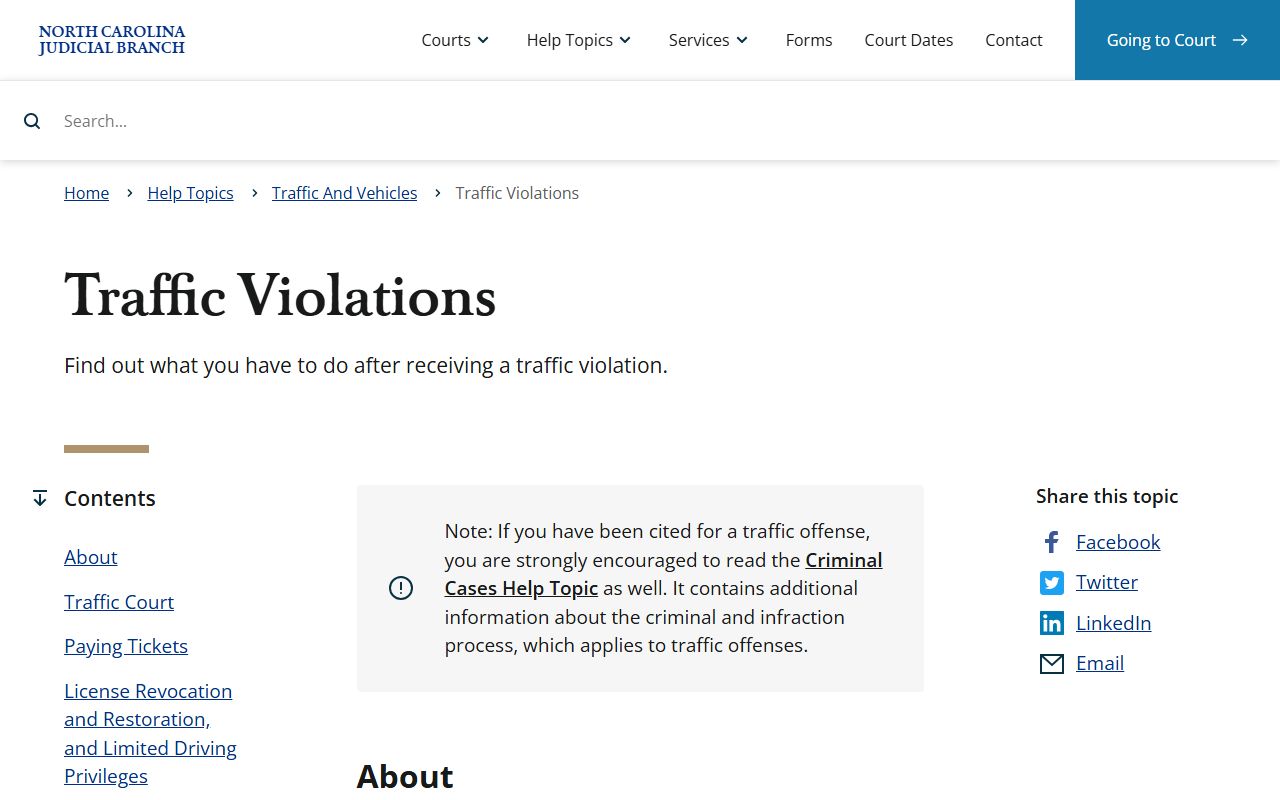 Halifax County traffic court records traffic citation waiver payment information